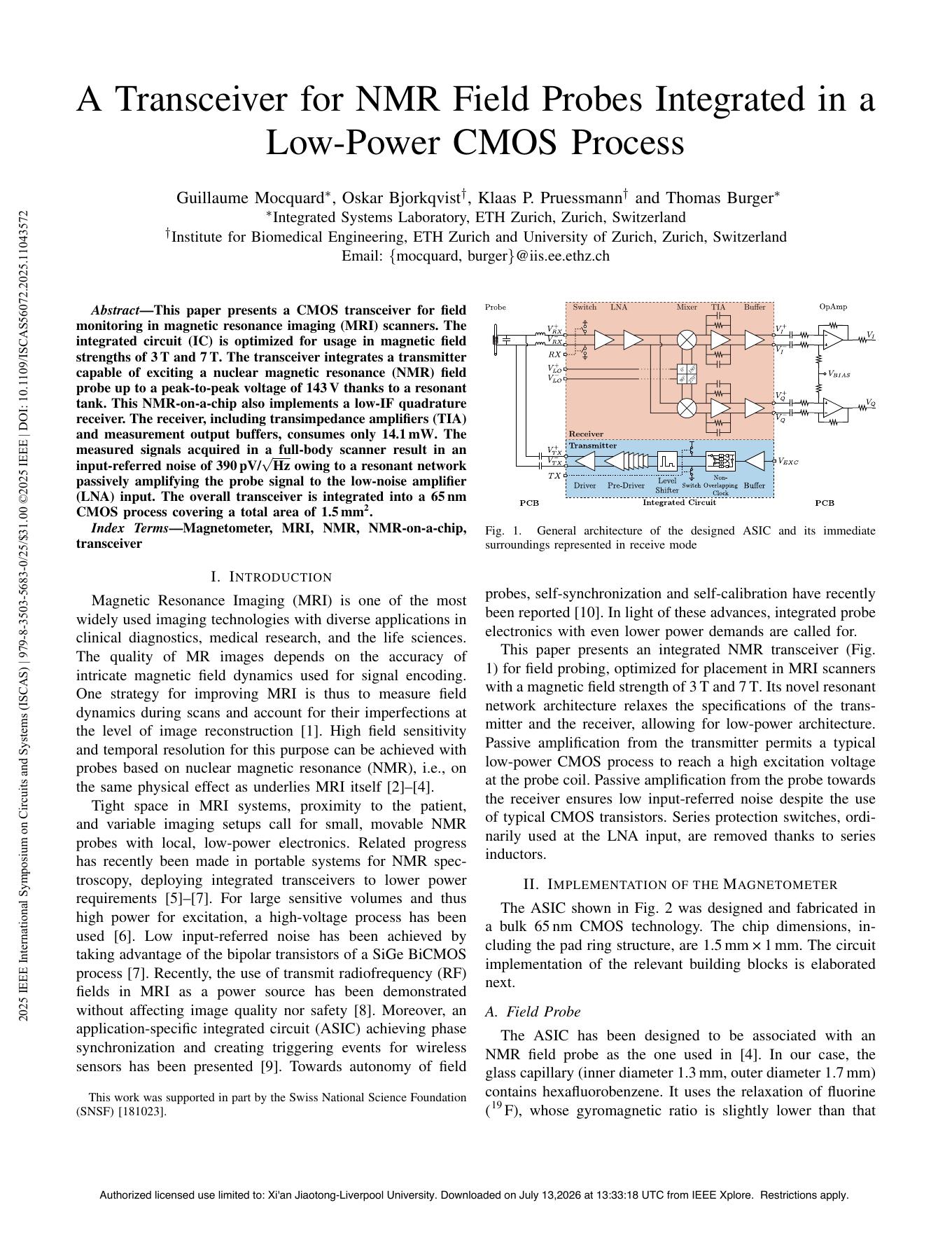 2025-transceiver-nmr-field-probes-integrated-low-power-cmos - Page 1